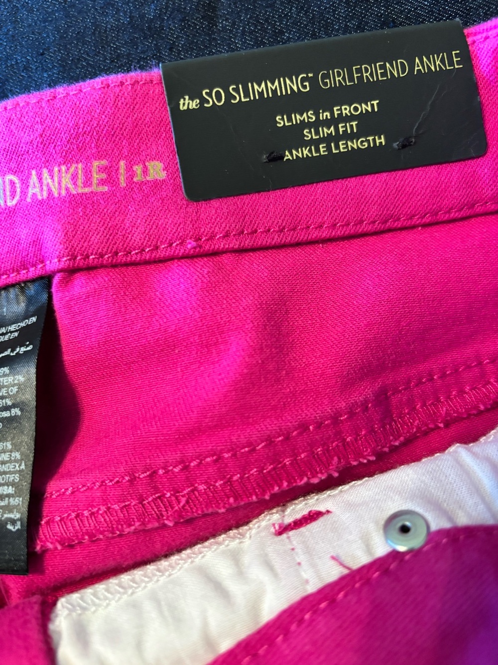 Chicos So Slimming Girlfriend jeans size 8 Chicos size 1 - Picture 4 of 8